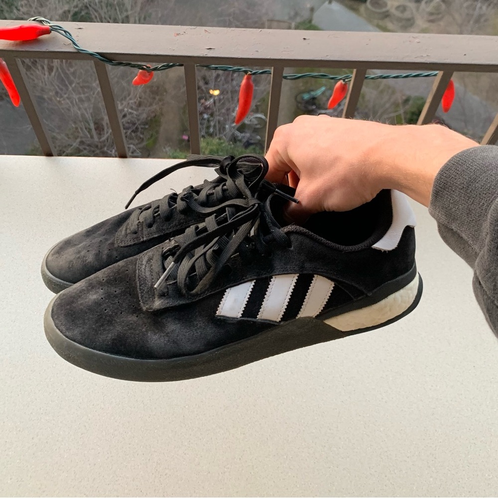 Adidas 3ST.004 Black White Skateboard Samba Style Shoes Size Men’s 9